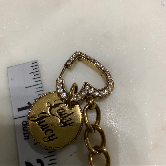 jewelry Juicy Couture gold plated chain link bracelet - Picture 15 of 16